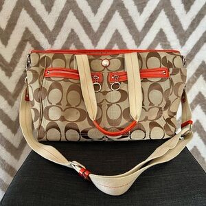 Coach Signature Diaper Bag